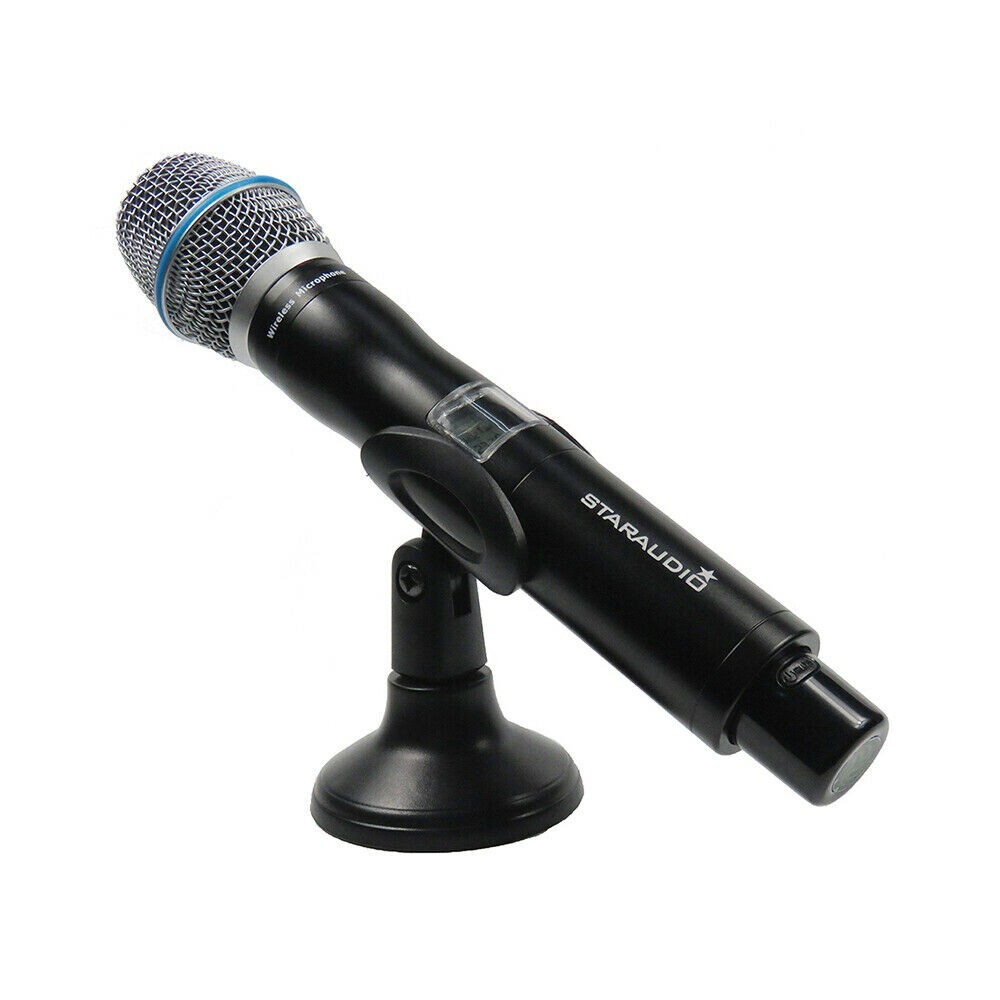 2X Flexible Microphone Stand Mount Universal Studio Microphone Clamp Clip Holder