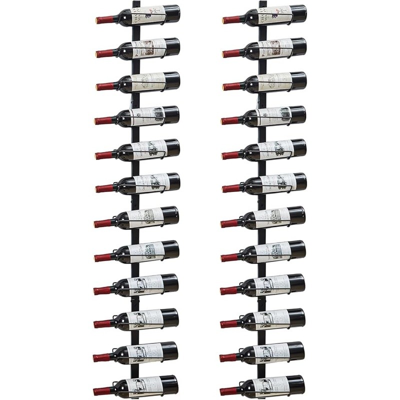 Wall Mounted Wine Rack Sturdy DIY Detachable Storage Organizer Display New