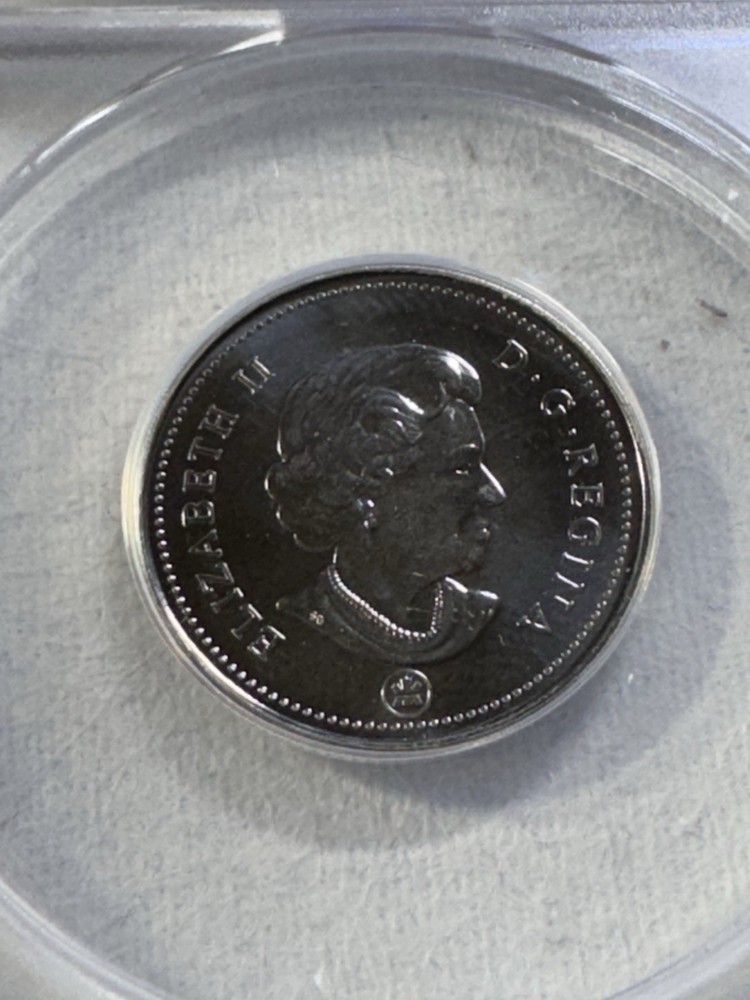 2013 Canada 25 Cents Graded MS 67 by ANACS