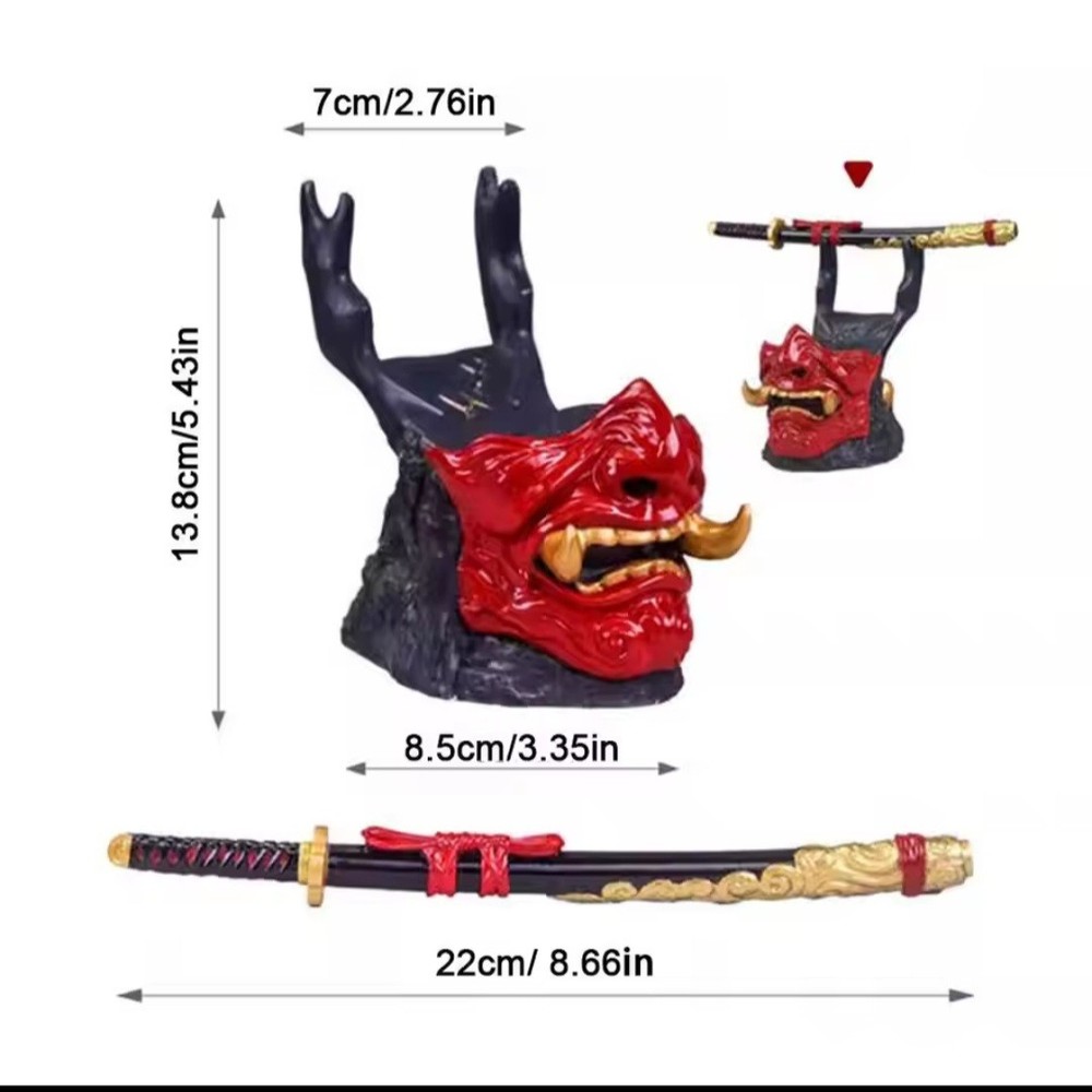 Ghost of Tsushima Inspired Samurai Controller Stand Fits PS5/PS4/Xbox/Switch