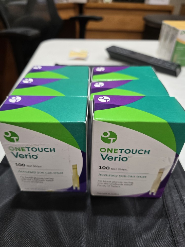 600 ONE TOUCH VERIO TEST STRIPS (EXP IN 2026)