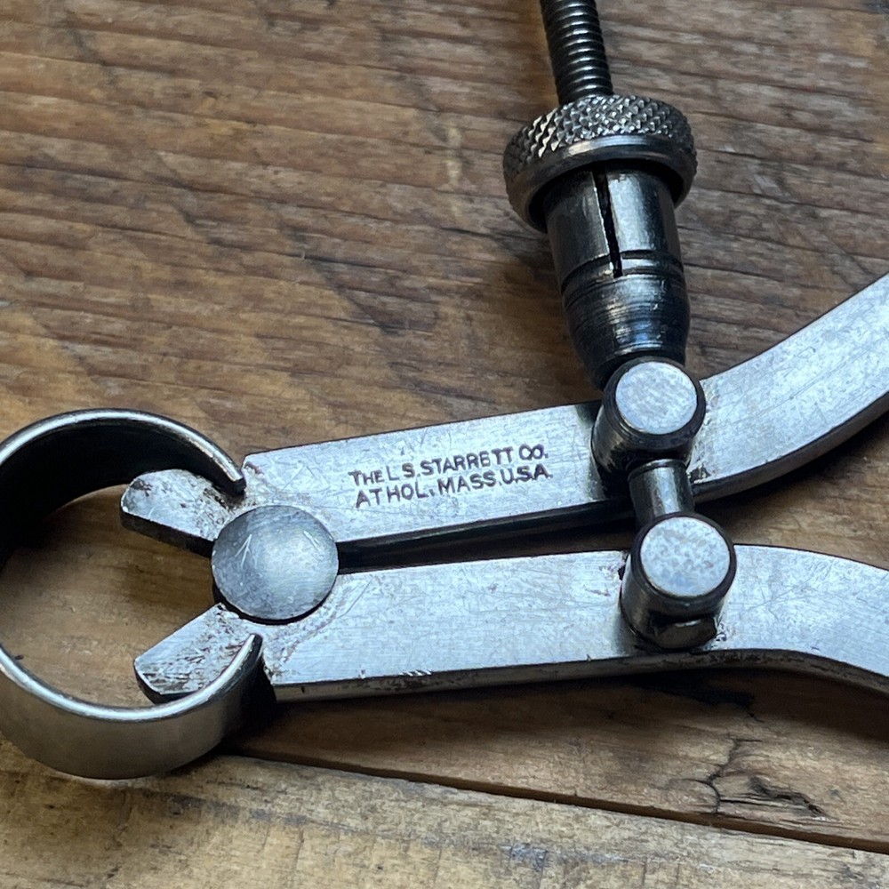 Starrett 4" Outside Spring Nut Caliper 4" leg