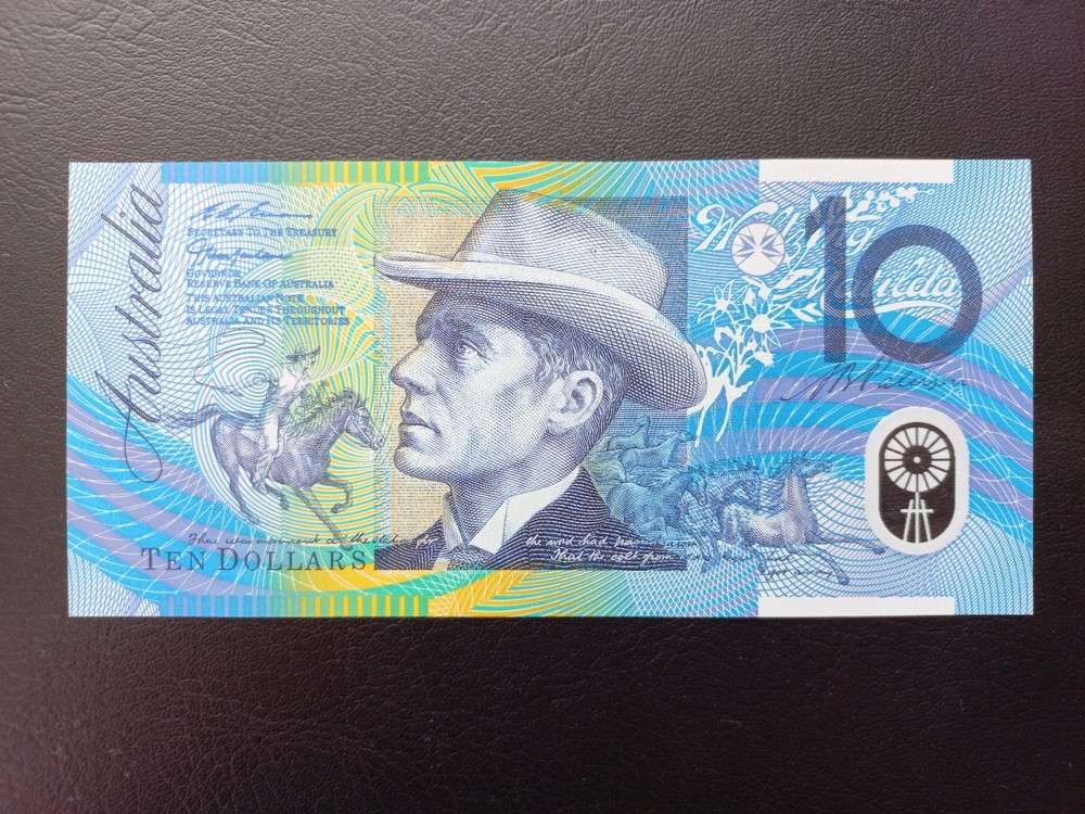 Australia 10 dollars, 1998, MacFarlane/Evans, Polymer, (P-52b)