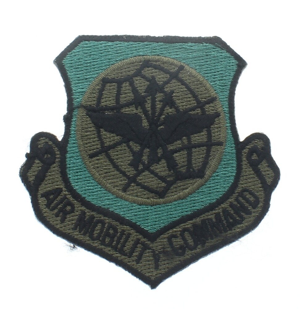 Air Mobility Command Subdued Shield Style Uniform Patch - United States Air Forc