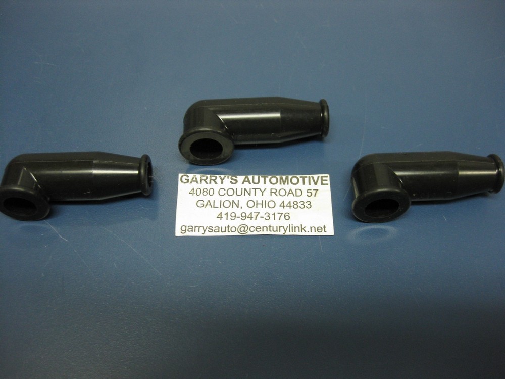 3 PC Replacement Electric Winch Motor Cable Terminal Boot Rubber Cover 90 Degree