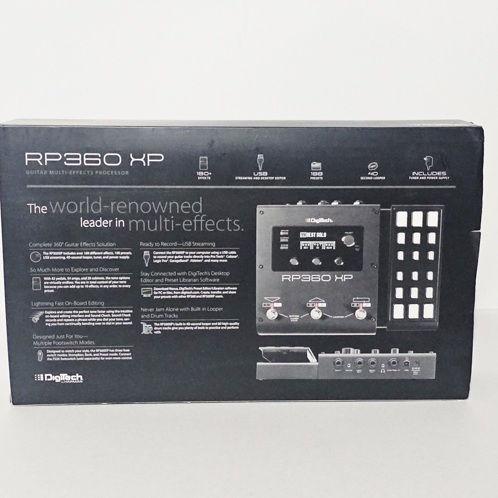 DigiTech RP360 XP Electric Guitar Expression Pedal Multi-Effects Floor Processor