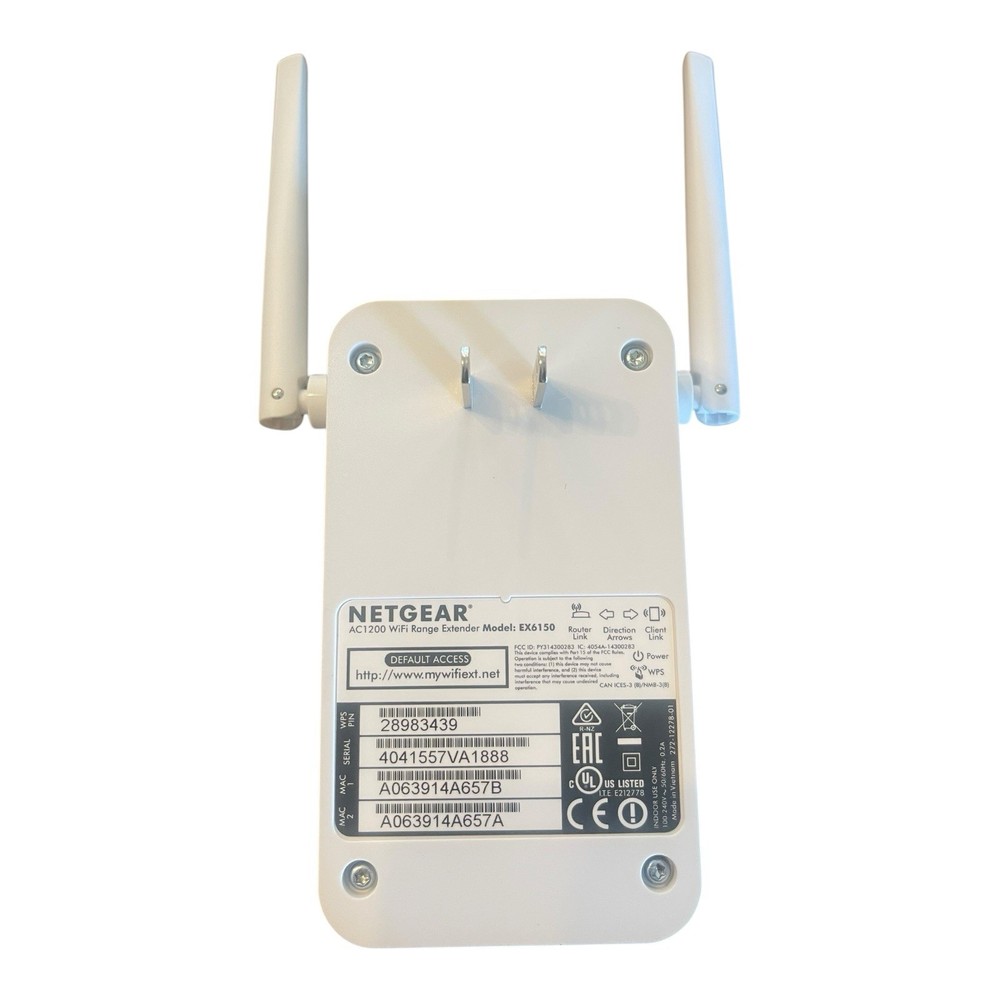 NETGEAR AC1200 Wi-Fi Range Extender (EX6150)
