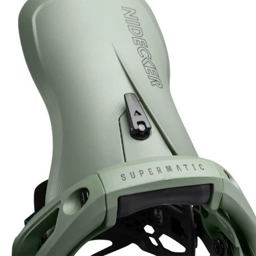 Nidecker LT Supermatic Snowboard Bindings, Olive, X-Large