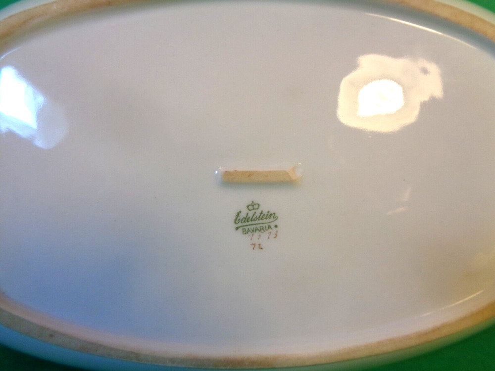 Edelstein 9 3/4" Rectangular Serving Bowl, Edelstein Bavaria (Used/EUC)