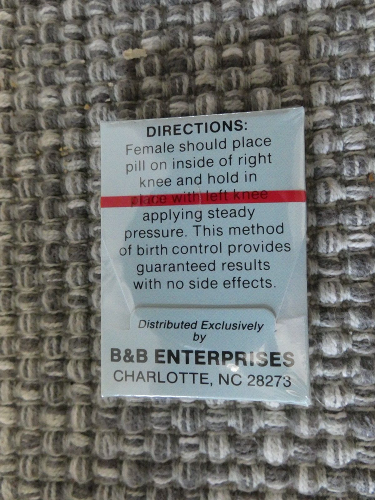 GAG NOVELTY GIFT BIRTH CONTROL PILL
