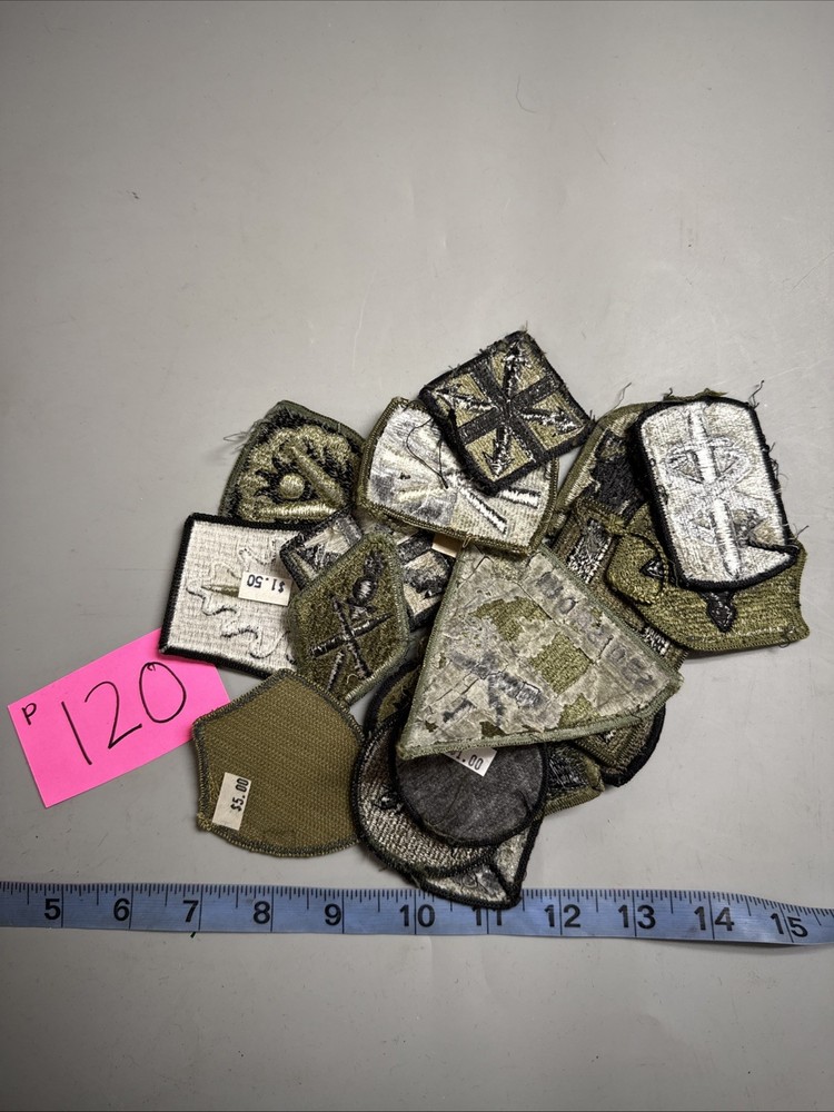 Cold War US Olive Drab Patch 21 Pieces P120