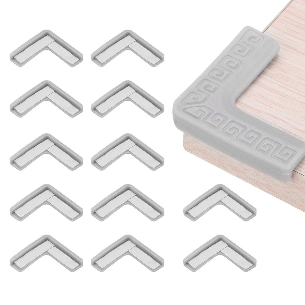Corner Protectors 12Pcs Table Corner Protectors(Grey)