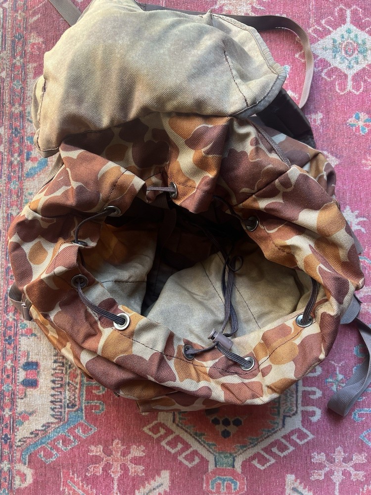 Vintage Cabelas Camo Hunting Backpack