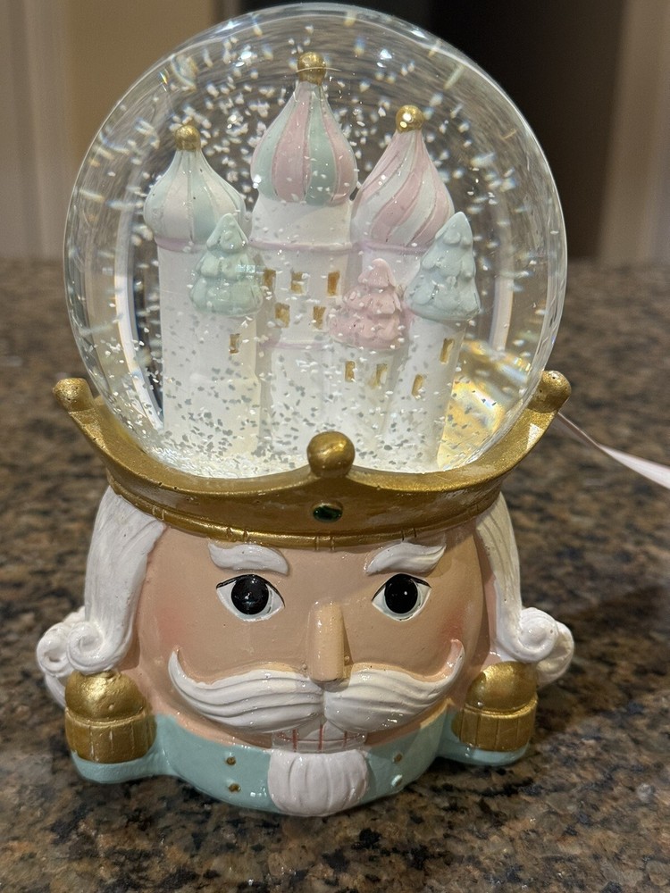 Cupcakes And Cashmere Nutcracker Snow Globe - NEW