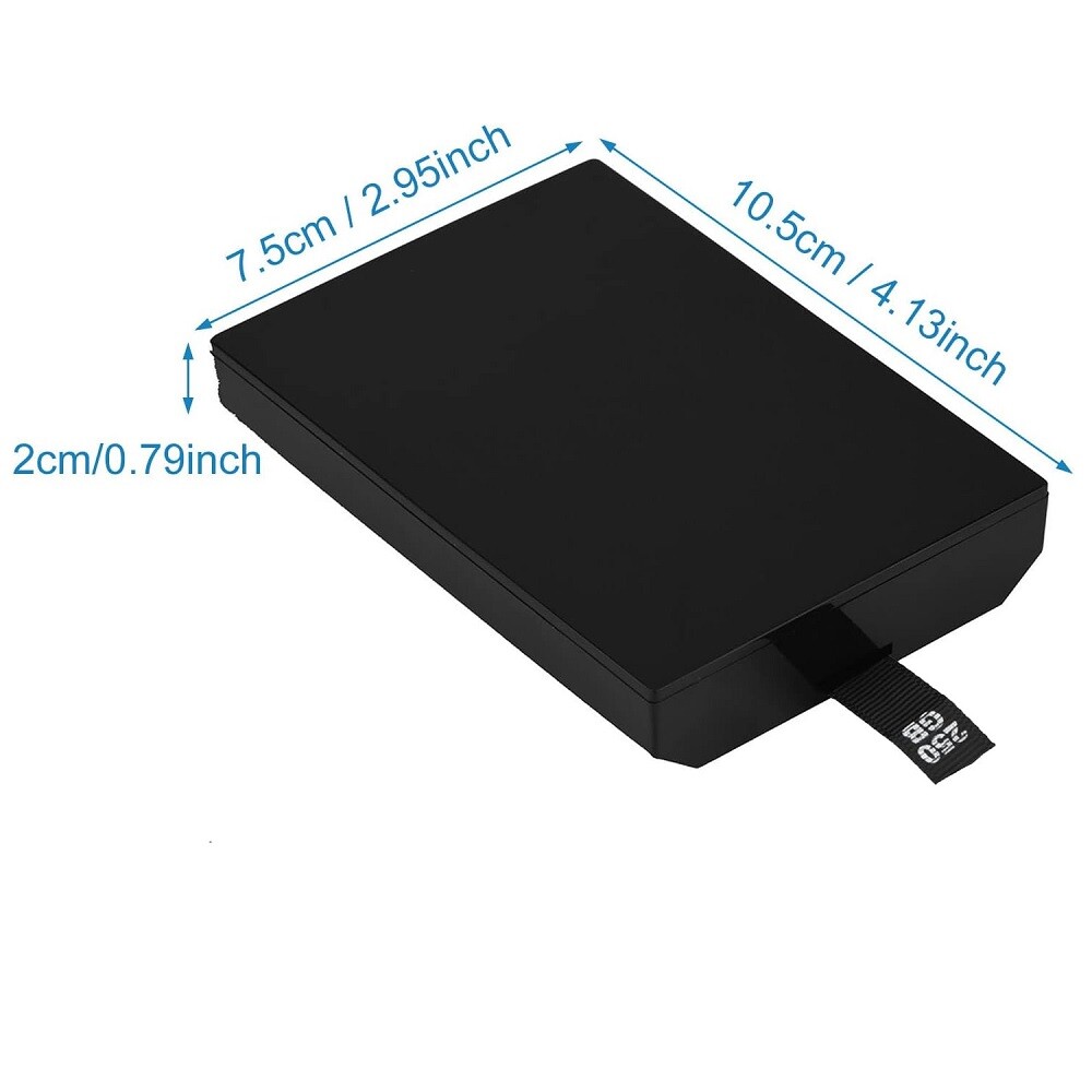 1 x 250GB Hard Drive Disk For Xbox 360 Slim Console