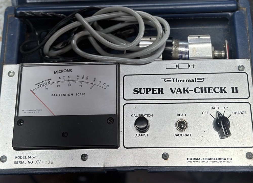 Thermal Engineering Co. Super Vak-Check II M# 14571 Leak Detection System
