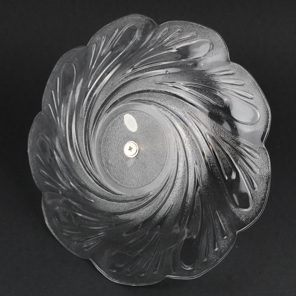 Regency Silverplate and Clear Glass Serving Tray