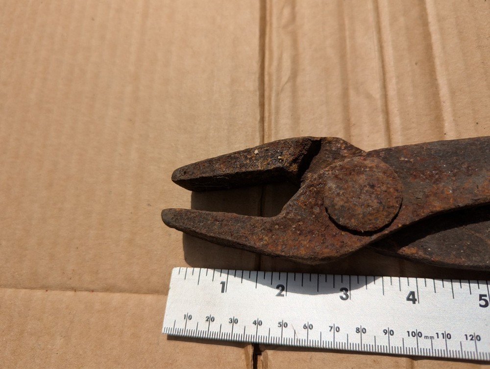 Antique Hand Forged Blacksmith Tongs