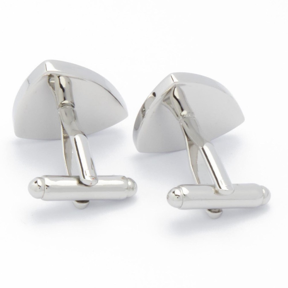 Cufflinks - Shield Black Triangle