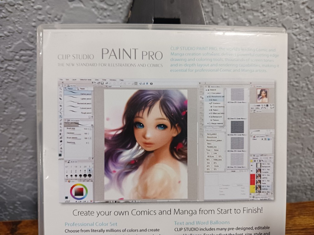 Clip Studio Paint Pro Full Version CD (Smith Micro/Celsys) No Serial Number