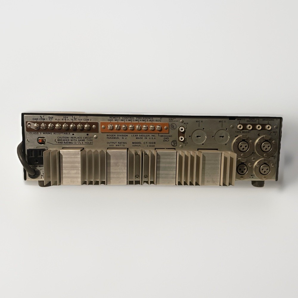 Vintage Bogen Communications CT-100B Communication Amplifier