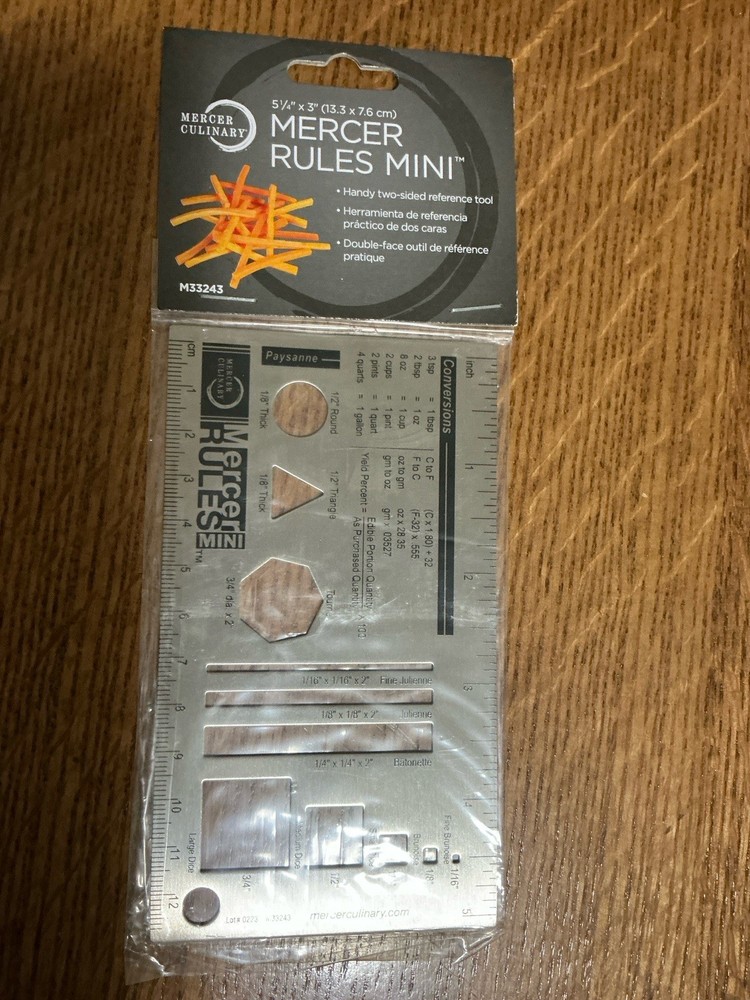 Mercer “Rules Mini” Culinary Ruler