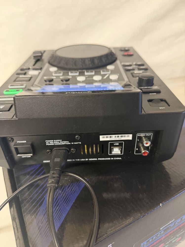 Gemini MDJ-500 Professional USB Media Player & MIDI Controller DJ Deck