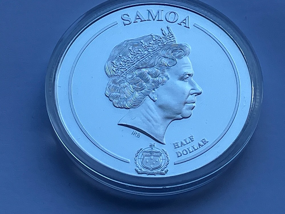 SAMOA HALF DOLLAR SILVER PLATED 2020 HARRY POTTER NEVILLE LONGBOTTOM