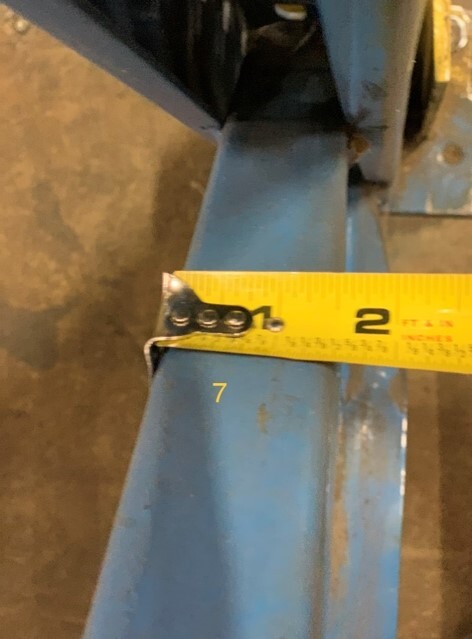 28’ X 30” PALLET RACKING UPRIGHT, DOUBLE TEAR DROP