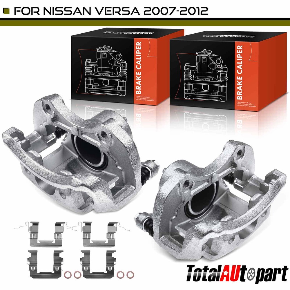 Disc Brake Caliper with Bracket for Nissan Versa Tiida Cube Front Left & Right
