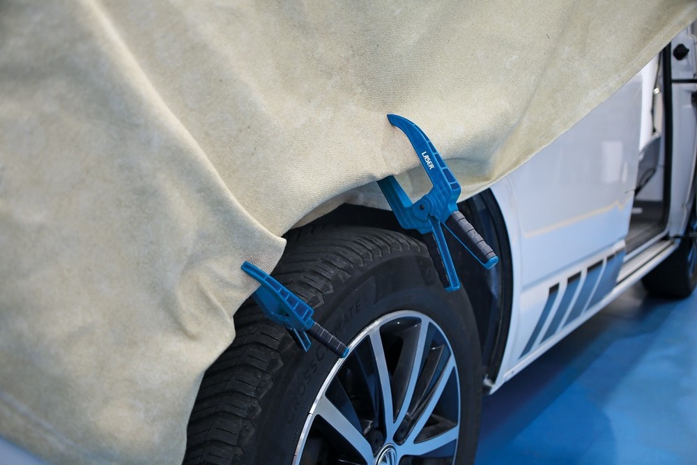 Laser Tools 9245 Composite Plastic Spring-Loaded Clamp Set - 4pc