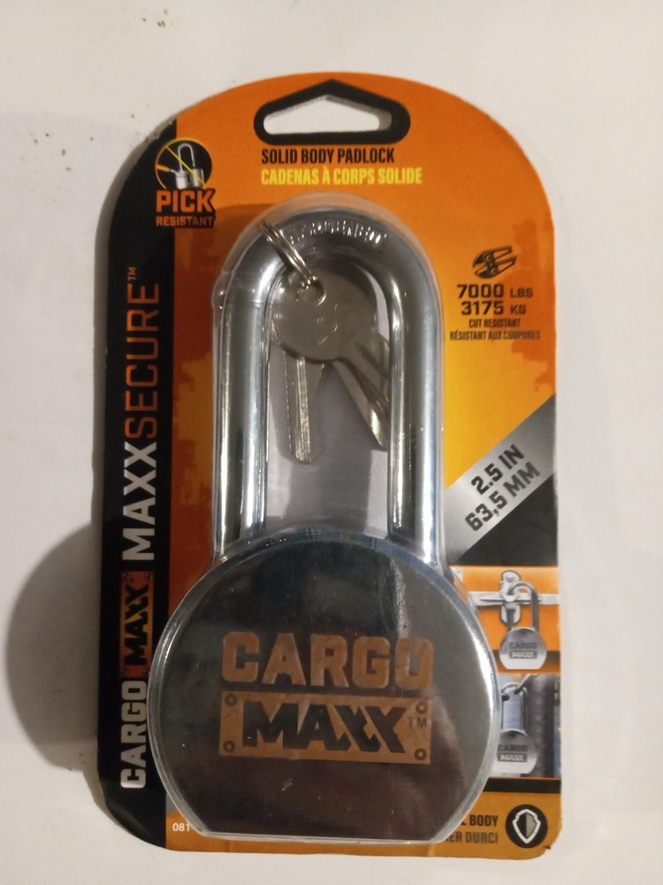 CargoMaxx Solid Body Padlock 081-95386