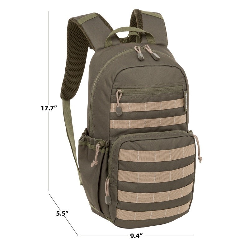 Versatile Unisex Backpack School Work Hiking MOLLE Straps Hydration Compatible