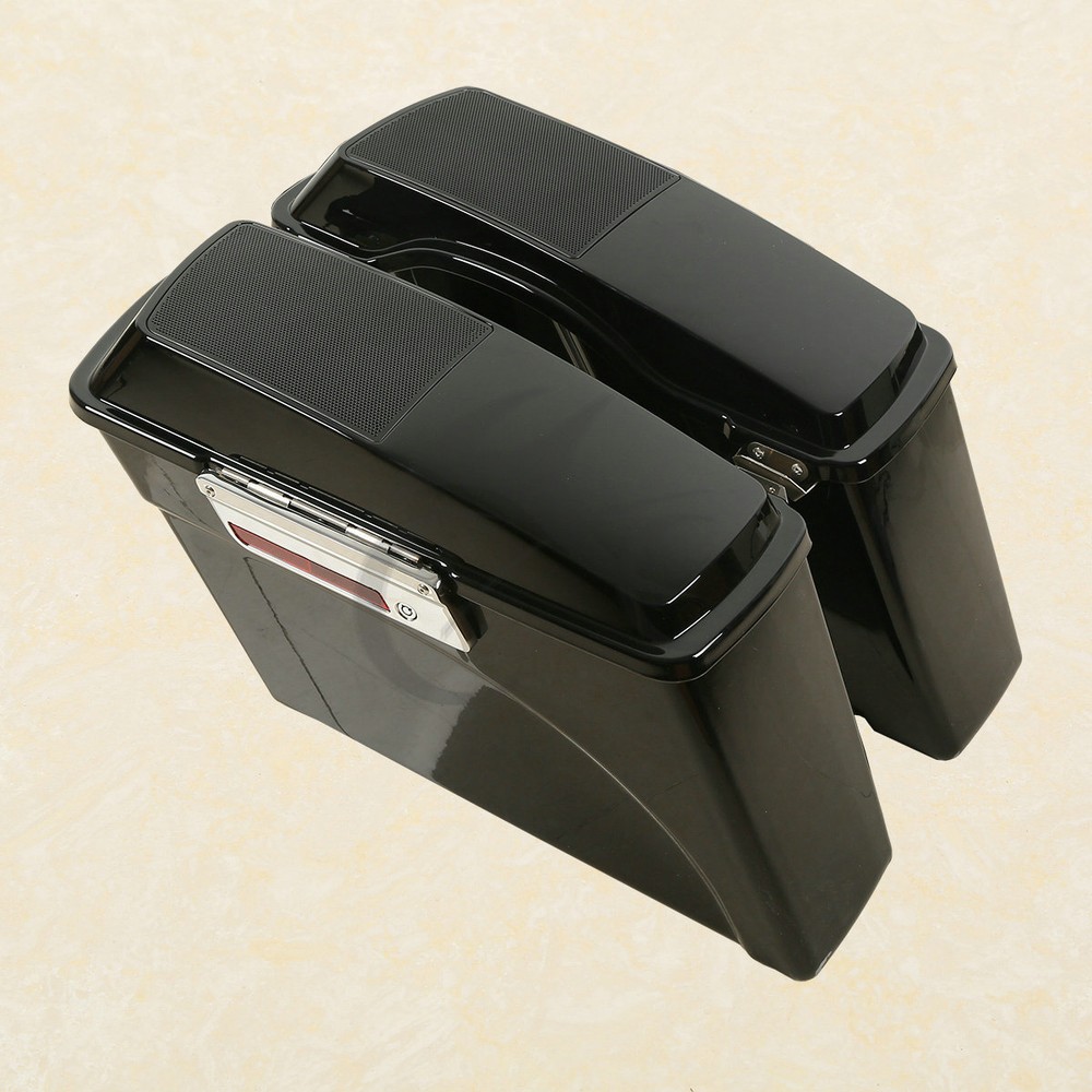 Hard Saddlebag 6"x9" Speaker Lid Conversion Bracket Fit For Harley Softail 84-17