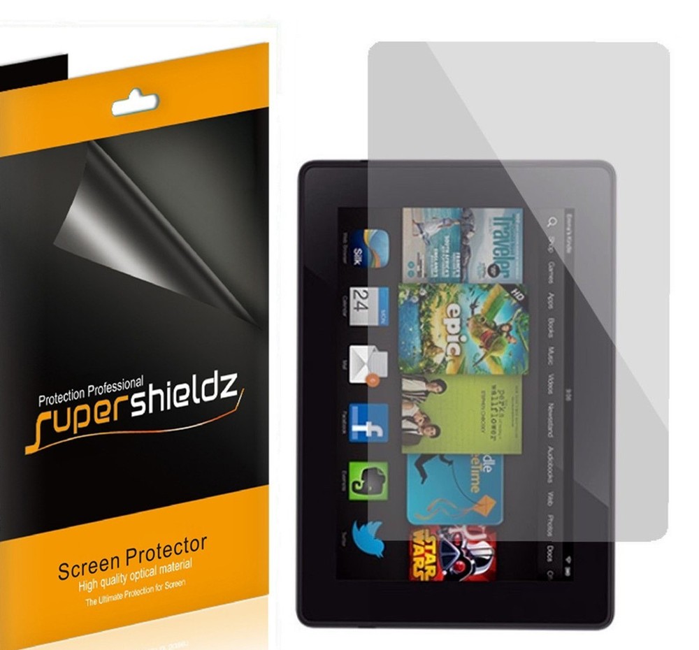 3X Supershieldz Clear Screen Protector for Kindle Fire HD 7 (2013 Release)