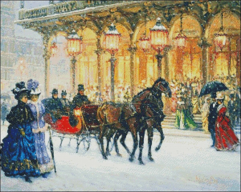 Summer Romance - Counted Cross Stitch Pattern- Chart Needlework DIY