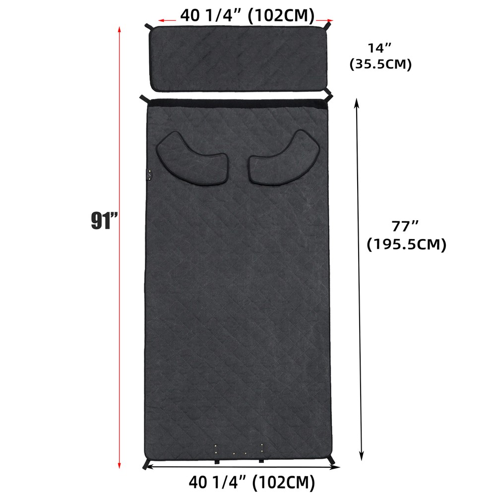 Portable Canvas Shooting Mat Folded Roll-Up Range Rest Ground Pad Camp Mat