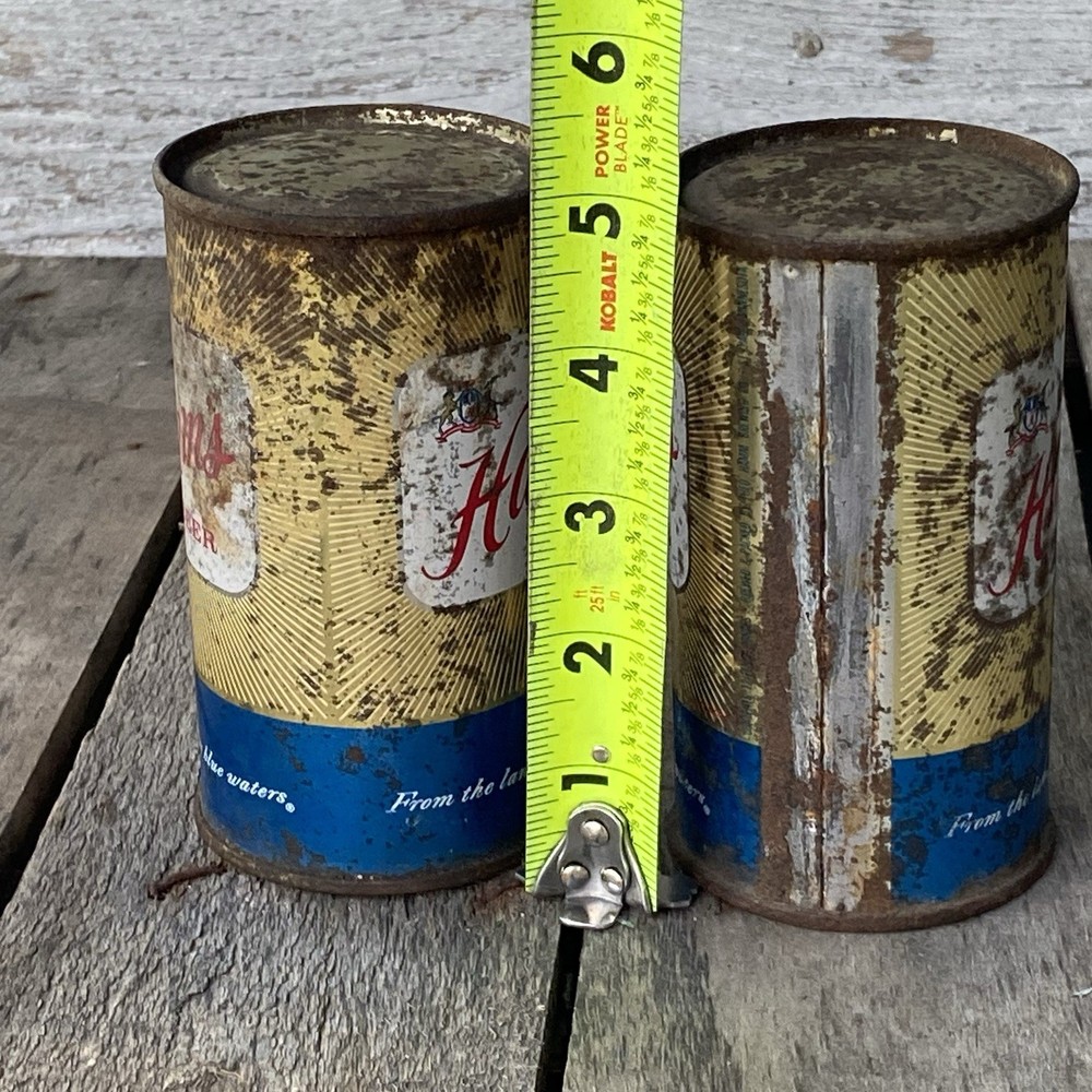Vintage Hamm’s Beer Cans Empty 12oz