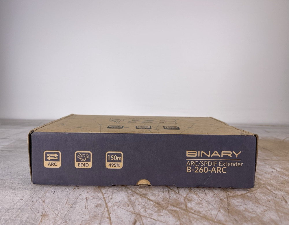 BINARY B-260-ARC AUDIO RETURN EXTENDER FOR HDMI ARC & SPDIF IN - (NEW-OPEN BOX)