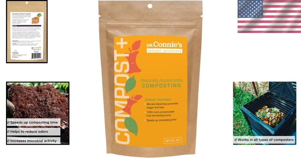 Dr. Connie’s 100x Compost Accelerator - Fast-Acting Microbes for Odour Control