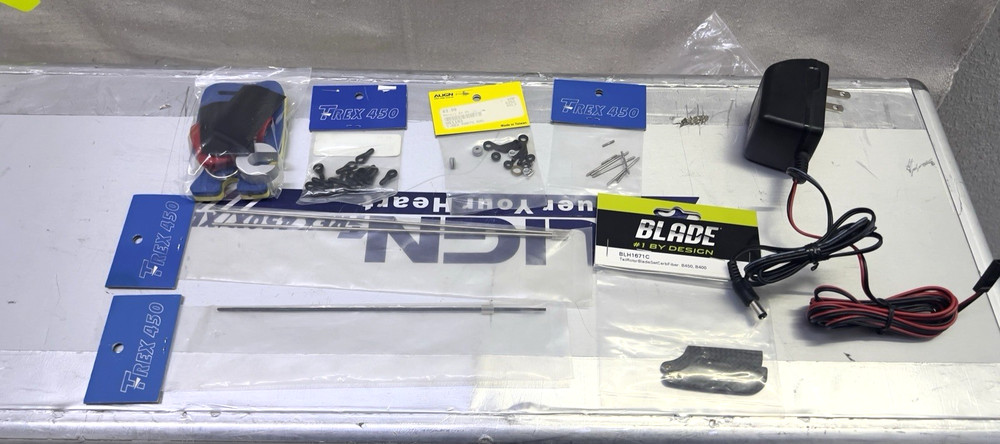 Align T-REX 450 Helicopter w/XP9303 Controller, Replacement Parts & Case