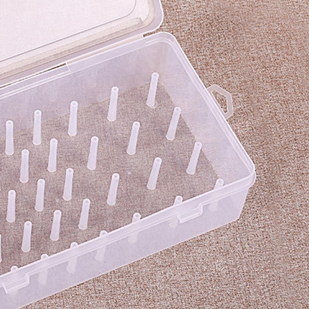 Sewing Thread Storage Box Container Sewing Craft Storage Case Transparent