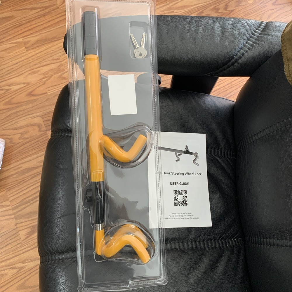 Twin Hook Steering Wheel Lock