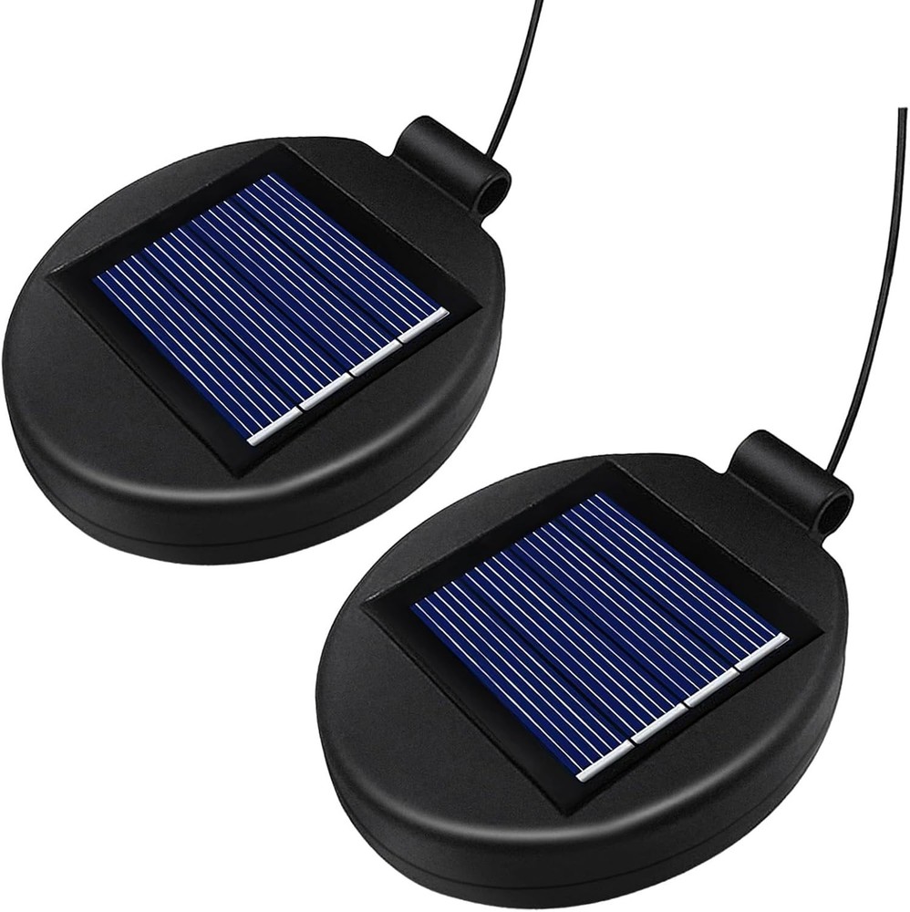 2 Pack Replacement Solar Panel for Outdoor Lights, Solar Lights Replacement P...