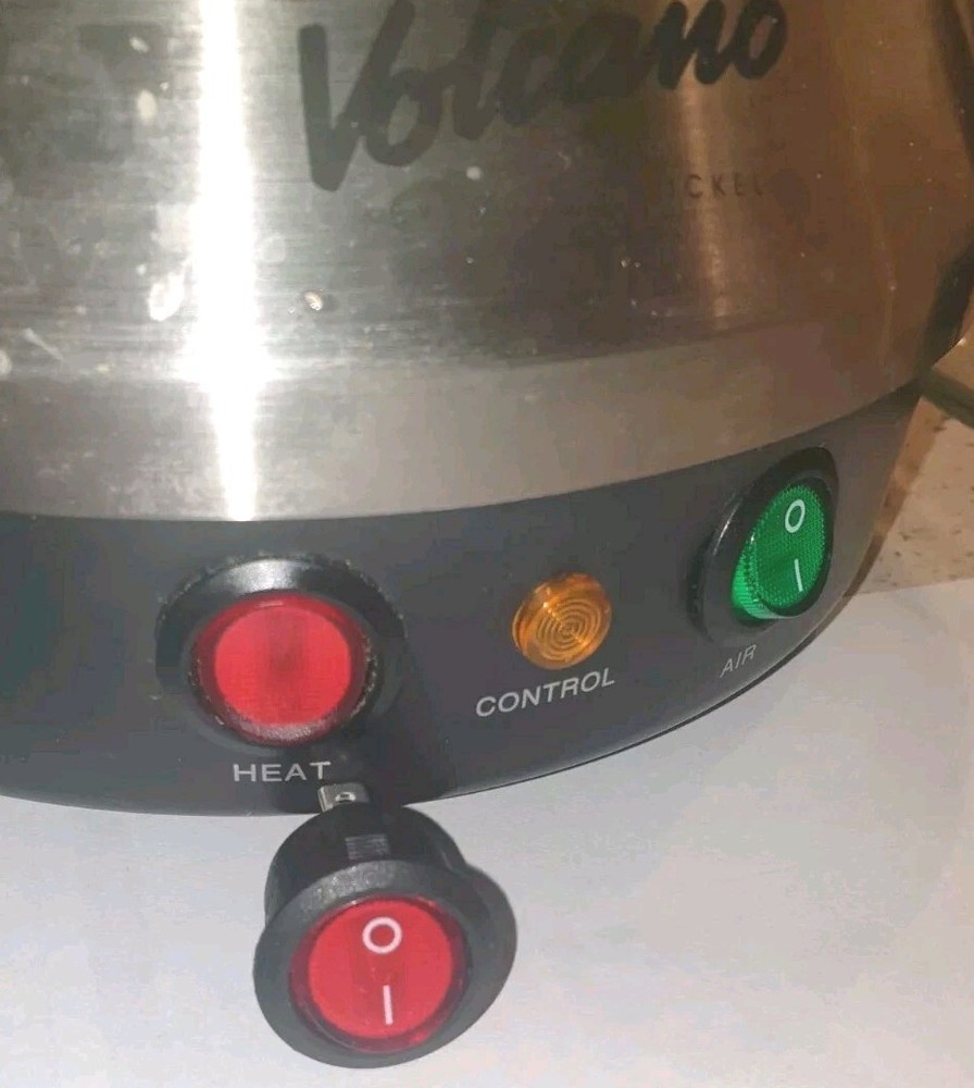 Volcano Classic POWER Replacement Red Rocker Switch, 120VAC Red Light