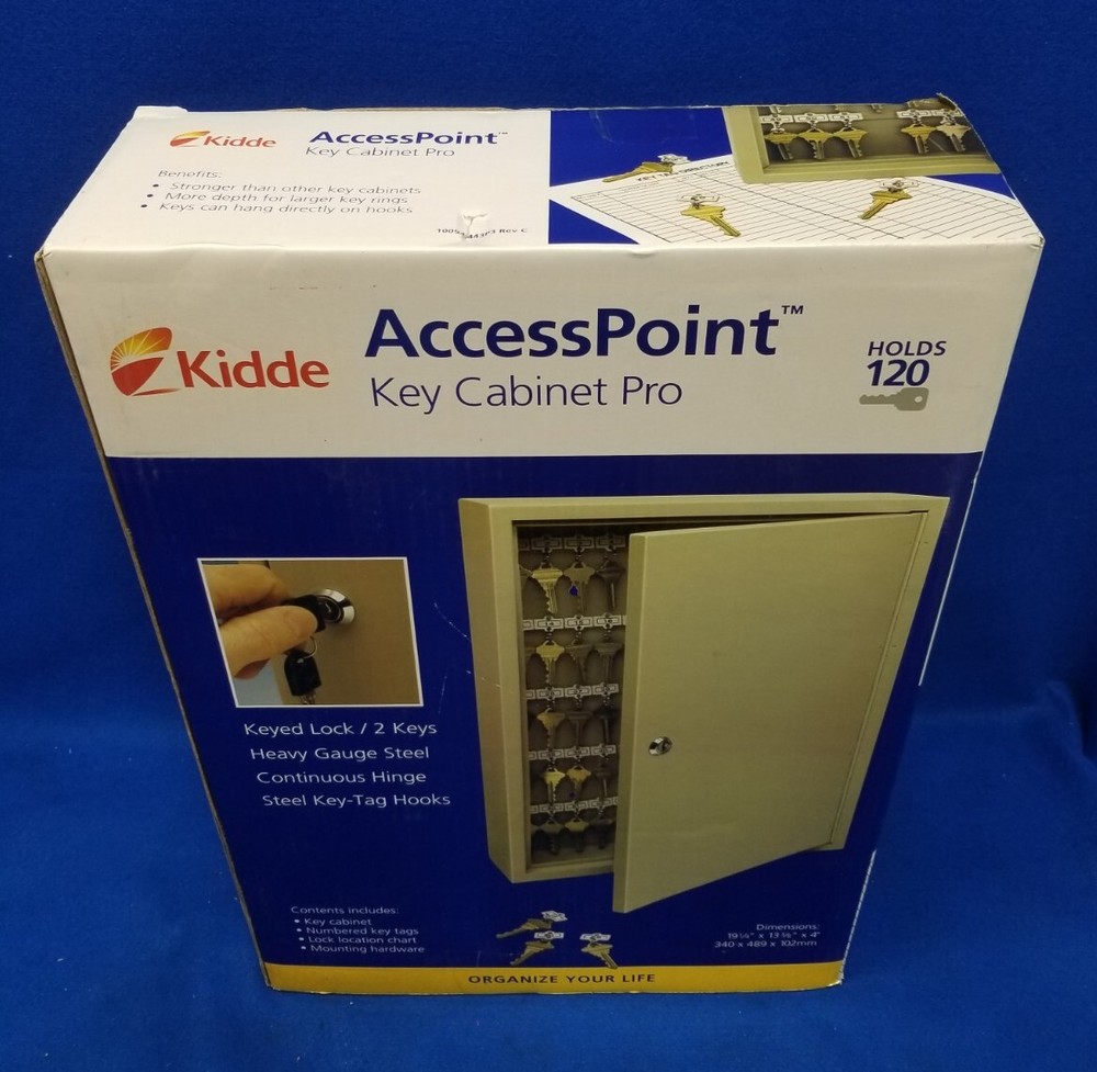 KIDDE 1803 Key Control Cabinet, 120 Keys 40CH40