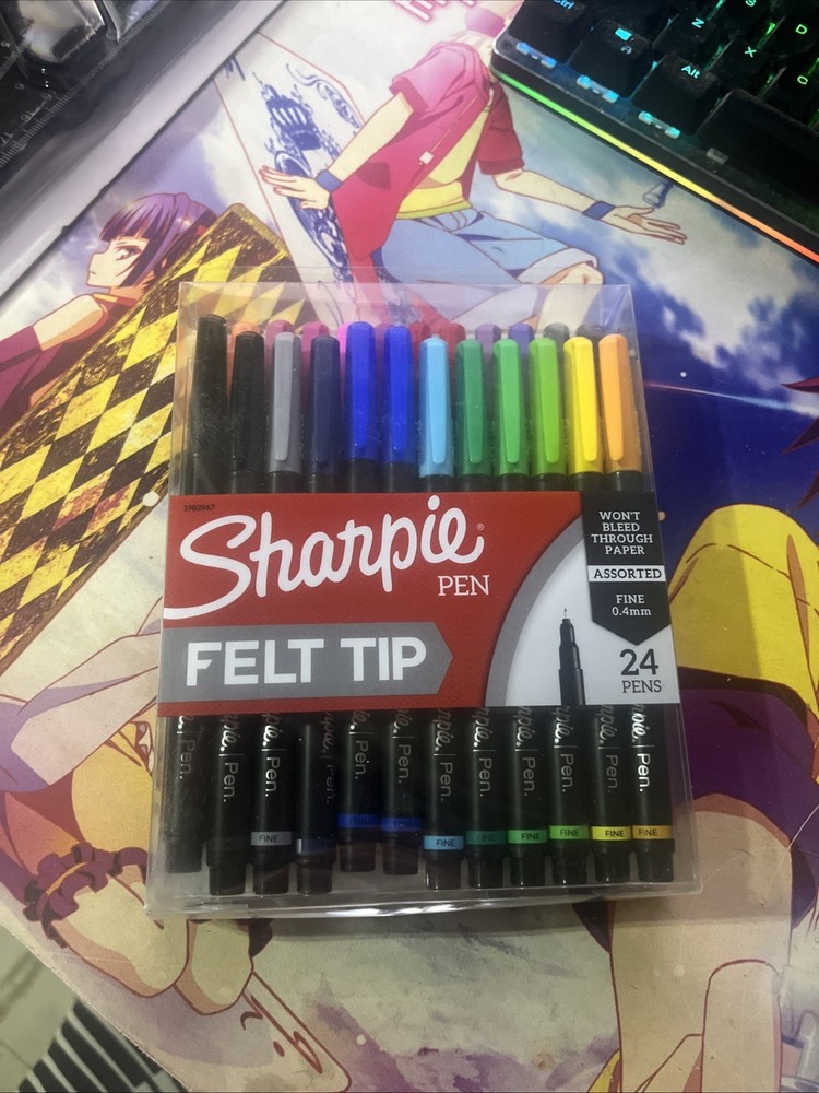 Sharpie 1983967 0.4mm Tip 24 Assorted Pens