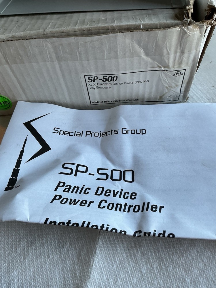 FIRST CHOICE # PSEL 1500 / PANIC HARDWARE DEVICE POWER CONTROLLER, SP-500.