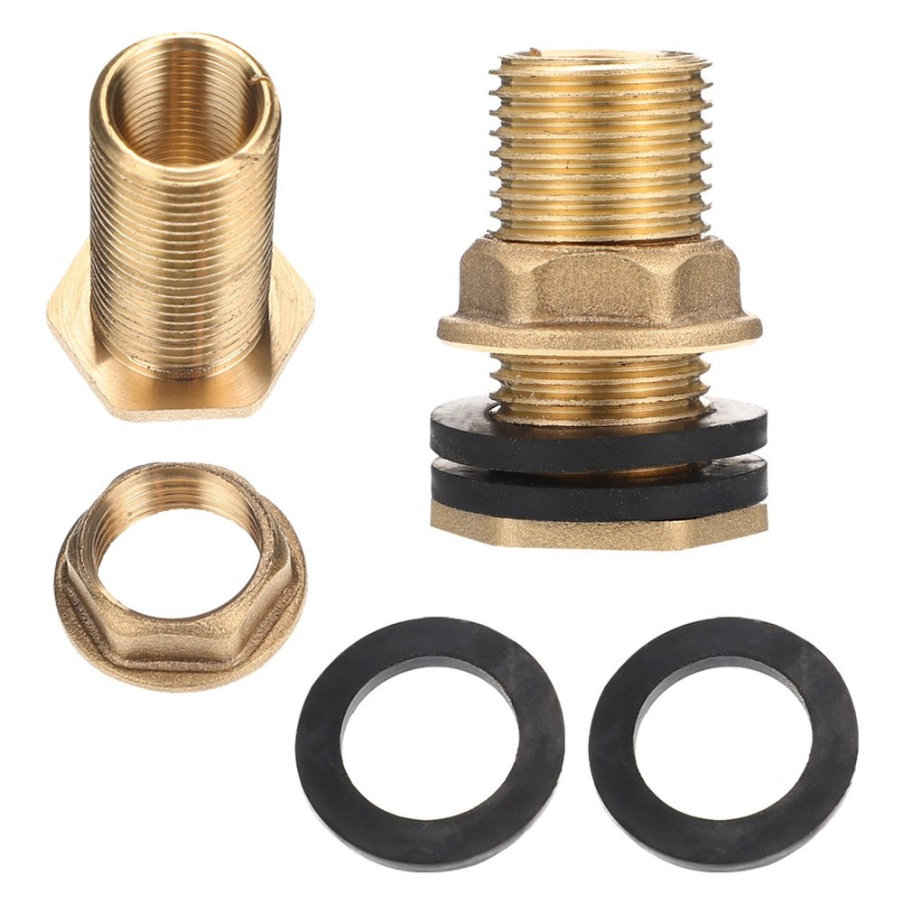 2pcs Bulkhead Fitting Tank Adapter Tank Connector