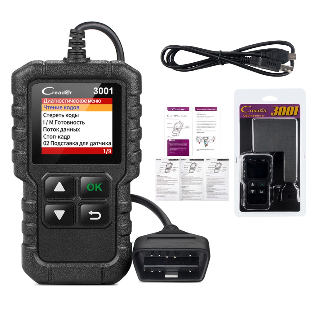 LAUNCH CR3001 Automotive OBD2 Scanner Code Readers Check Engine Diagnostic Tool*